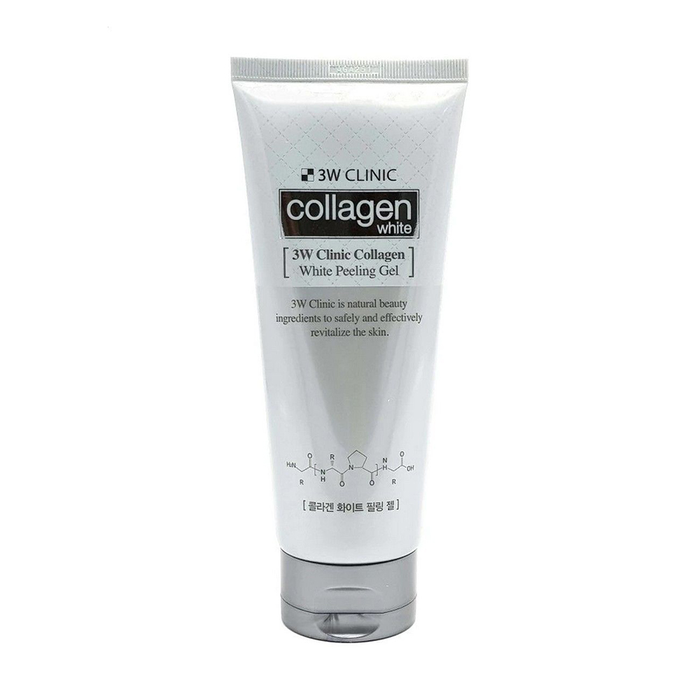 Освітлювальний пілінг-гель для обличчя 3W Clinic Collagen White Peeling Gel, 180 мл